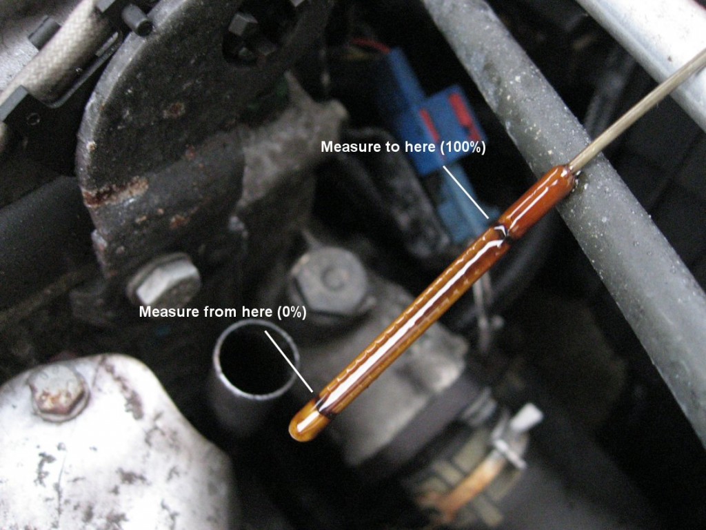 Peugeot 206 - Guide to topping up your engine oil - BeachyUK